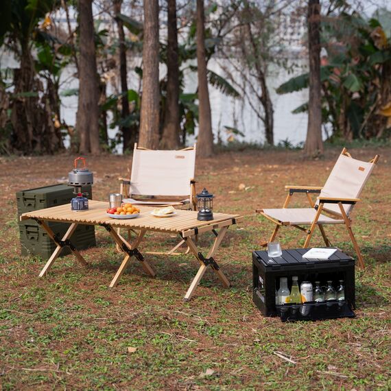 NILS CAMP skrzynia turystyczna kempingowa przechowywania 50L NCB4006 czarny, 7 zdjęcie