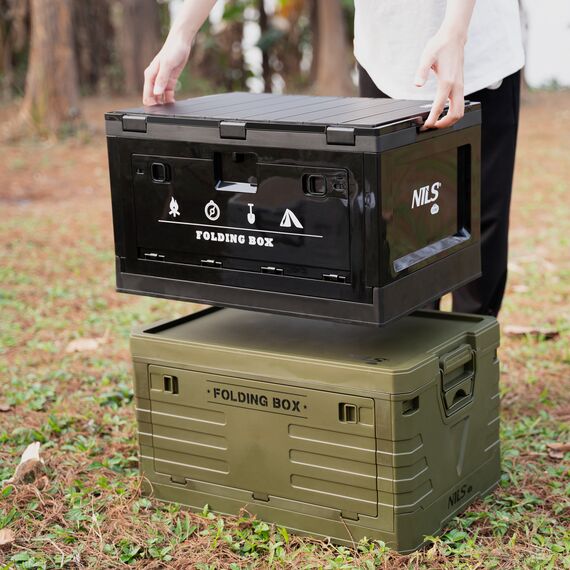 NILS CAMP skrzynia turystyczna kempingowa przechowywania 50L NCB4006 czarny, 5 zdjęcie