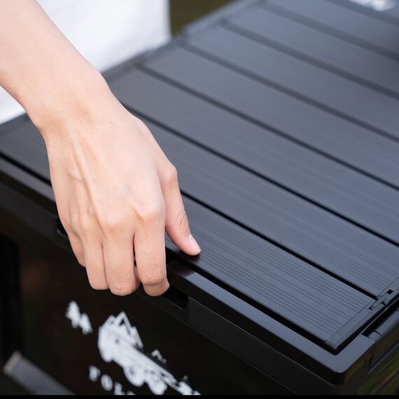 NILS CAMP skrzynia turystyczna kempingowa przechowywania 50L NCB4006 czarny, 6 zdjęcie