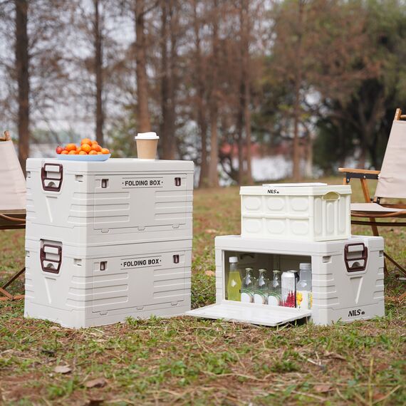 NILS CAMP skrzynia turystyczna kempingowa przechowywania 15L NCB4007 biały, 2 zdjęcie