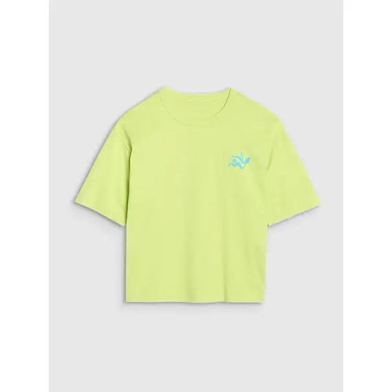 4F t-shirt damski koszulka bawełniana 4FWSS25TTSHF1967 zielona, Kolor: zielony, Rozmiar: L, 5 zdjęcie 4F t-shirt damski koszulka bawełniana 4FWSS25TTSHF1967 zielona, Kolor: zielony, Rozmiar: L, 5 zdjęcie