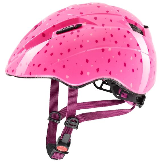UVEX Kask rowerowy dziecięcy Kid 2 różowy, Kolor: różowy, Rozmiar: 46-52