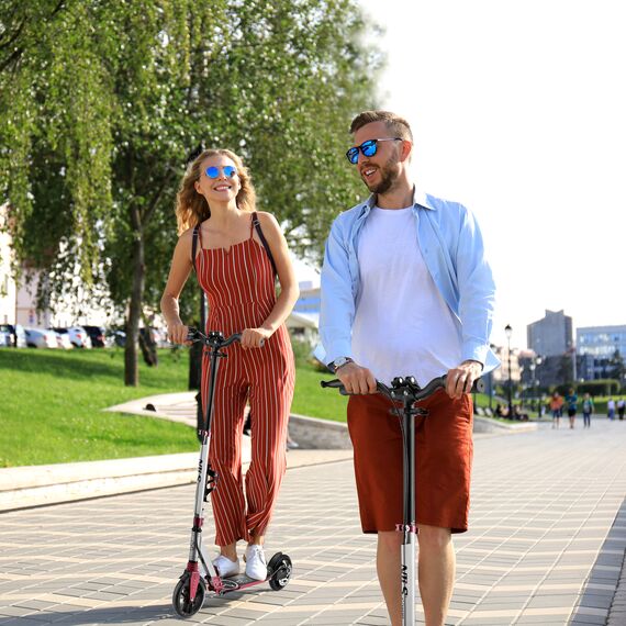 NILS EXTREME hulajnoga miejska z hamulcem tarczowym HM122T, 3 zdjęcie