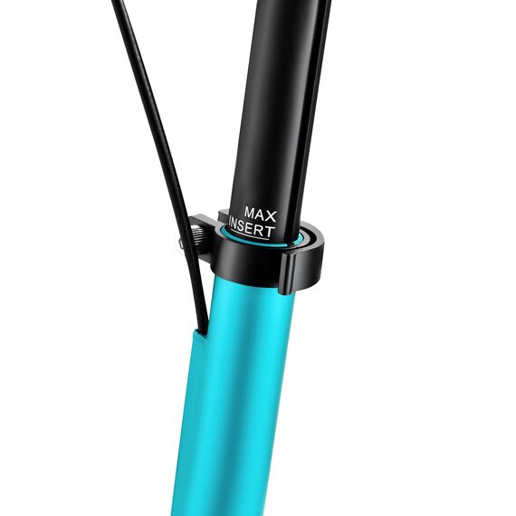 NILS EXTREME hulajnoga miejska z hamulcem ręcznym HM124T turkusowa, Kolor: niebieski, Waga: 6 kg, 6 zdjęcie