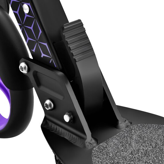 NILS EXTREME hulajnoga miejska z hamulcem ręcznym HM124T fioletowa, Kolor: fioletowy, Waga: 6 kg, 6 zdjęcie
