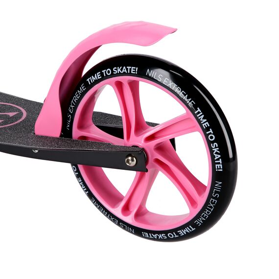 NILS EXTREME hulajnoga damska miejska składana z dużymi kołami HM2009 różowa, Kolor: różowy, Waga: 4 kg, 5 zdjęcie