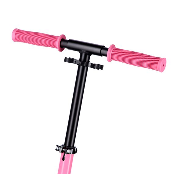 NILS EXTREME hulajnoga damska miejska składana z dużymi kołami HM2009 różowa, Kolor: różowy, Waga: 4 kg, 4 zdjęcie