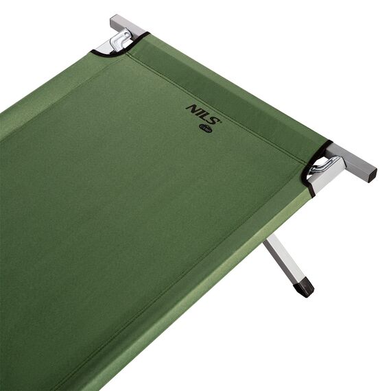 NILS CAMP łóżko turystyczne składane 200cm NC2756 zielone + pokrowiec, 5 zdjęcie NILS CAMP łóżko turystyczne składane 200cm NC2756 zielone + pokrowiec, 5 zdjęcie