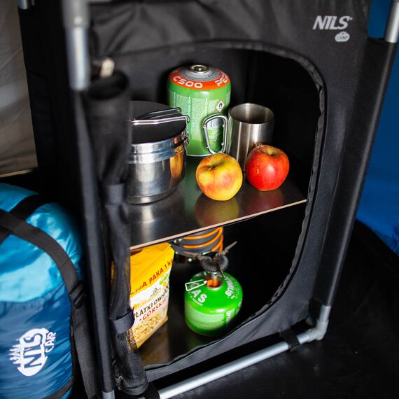 NILS CAMP szafka turystyczna z torbą do przenoszenia NC3031 czarne, 11 zdjęcie