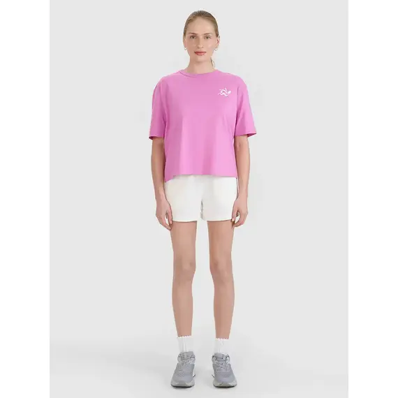 4F t-shirt damski koszulka bawełniana 4FWSS25TTSHF1967 różowa, Kolor: różowy, Rozmiar: XL, 7 zdjęcie 4F t-shirt damski koszulka bawełniana 4FWSS25TTSHF1967 różowa, Kolor: różowy, Rozmiar: XL, 7 zdjęcie