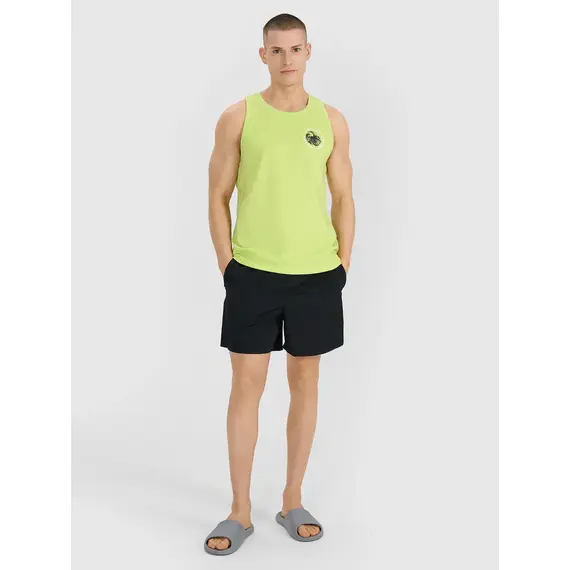 4F koszulka bez rękawów męska do ćwiczeń 4FWSS25TSLEM122 zielona, Kolor: zielony, Rozmiar: XL, 5 zdjęcie