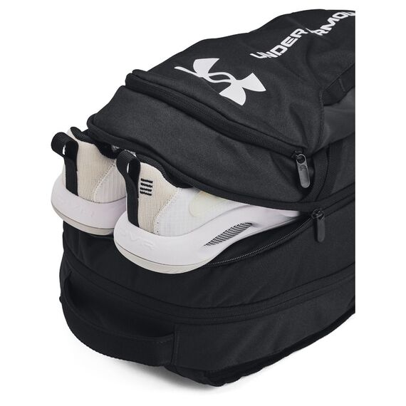 UNDER ARMOUR plecak sportowy impregnowany Hustle 6.0 Sport czarny, Kolor: czarny, Rozmiar: one size, Pojemność (litry): 29, 3 zdjęcie