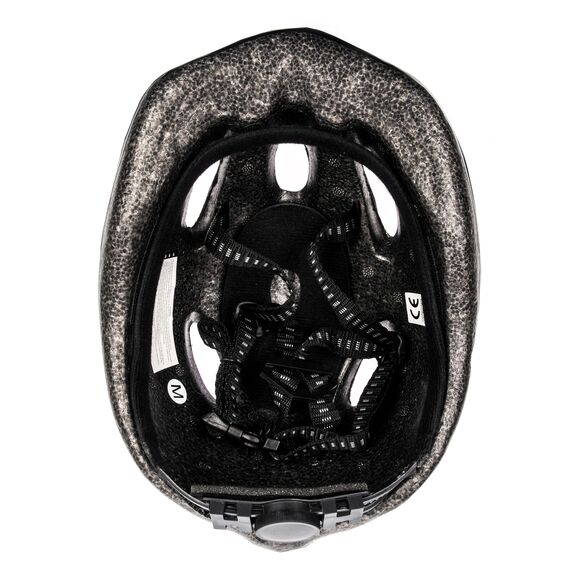 Meteor Kask rowerowy dla dziecka MV5-2 Spider czarny, Kolor: biały, Rozmiar: 52-56, 5 zdjęcie