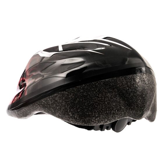 Meteor Kask rowerowy dla dziecka MV5-2 Spider czarny, Kolor: czarny, Rozmiar: 48-52, 5 zdjęcie
