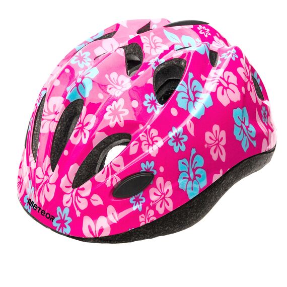 Meteor Kask dziecięcy HB6-5 Cool star, Kolor: fuksjowy, Rozmiar: 48-52, 2 zdjęcie