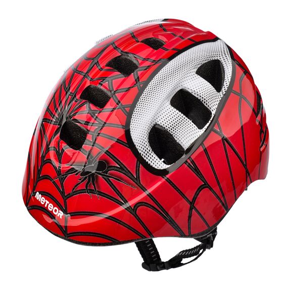 Meteor Kask dziecięcy MA-2 Spider, Kolor: czerwony, Rozmiar: 52-56, 2 zdjęcie