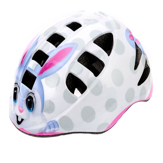 Meteor Kask dziecięcy MA-2 M Bunny króliczek, Kolor: liliowy, Rozmiar: 52-56, 2 zdjęcie Meteor Kask dziecięcy MA-2 M Bunny króliczek, Kolor: liliowy, Rozmiar: 52-56, 2 zdjęcie
