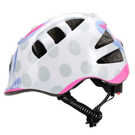 Meteor Kask dziecięcy MA-2 M Bunny króliczek, Kolor: liliowy, Rozmiar: 52-56
