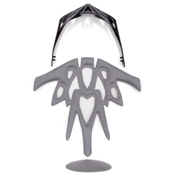 Meteor Kask rowerowy Gruver czarno-zielony, Kolor: biały, Rozmiar: 52-56, 6 zdjęcie