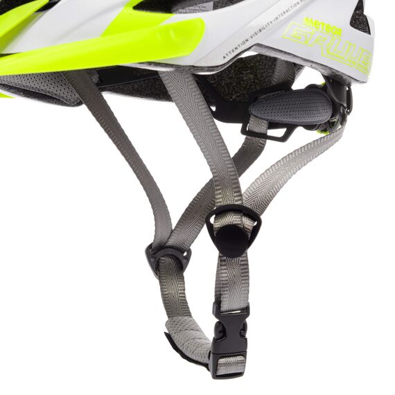 Meteor Kask rowerowy Gruver czarno-zielony, Kolor: zielony, Rozmiar: 52-56, 3 zdjęcie