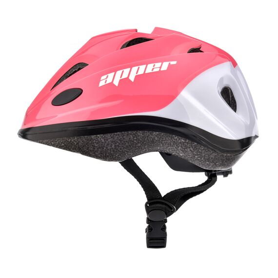 Meteor Kask dziecięcy KS07 Apper koralowy, Kolor: czerwony, Rozmiar: 48-52