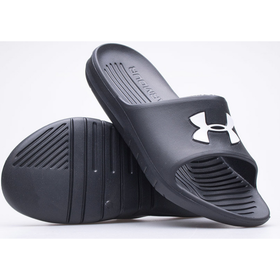 UNDER ARMOUR klapki gumowe męskie na basen UA CORE PTH SL, Kolor: czarny, Rozmiar: 45, 2 zdjęcie