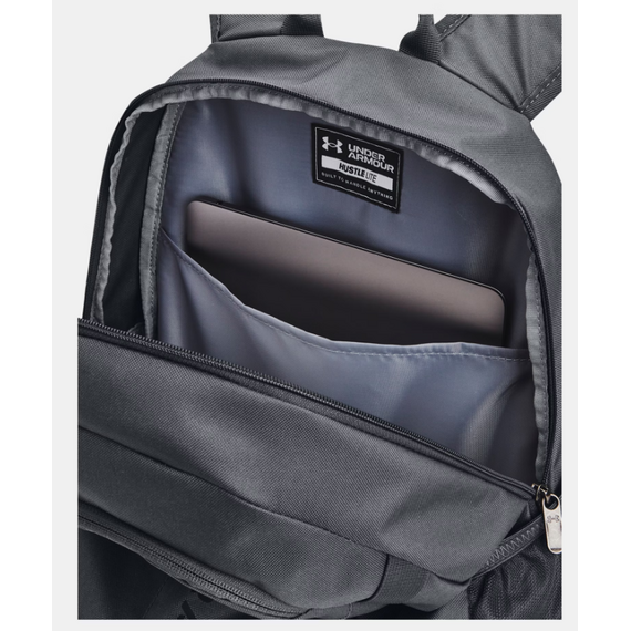 UNDER ARMOUR plecak sportowy młodzieżowy Hustle Lite szary, Kolor: szary, Rozmiar: one size, Pojemność (litry): 26.5, 4 zdjęcie