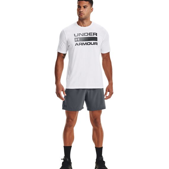 UNDER ARMOUR t-shirt męski koszulka treningowa UA TEAM ISSUE biały, Kolor: biały, Rozmiar: L, 2 zdjęcie