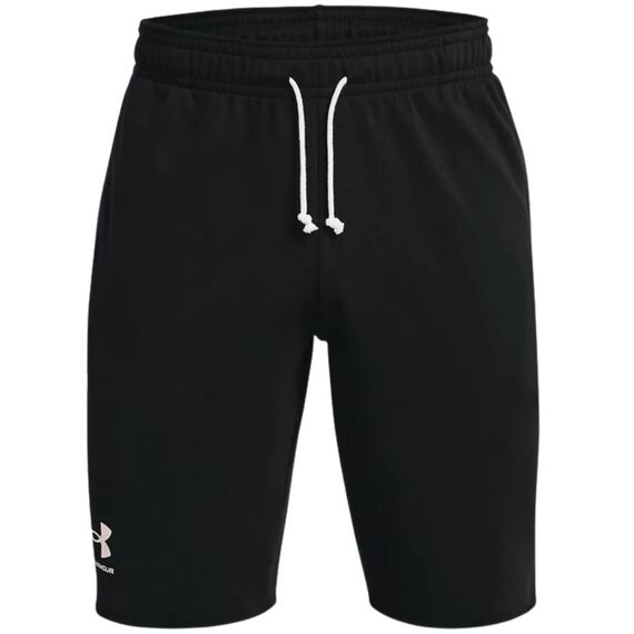 UNDER ARMOUR spodenki krótkie treningowe męskie UA RIVAL TERRY szare, Kolor: czarny, Rozmiar: S