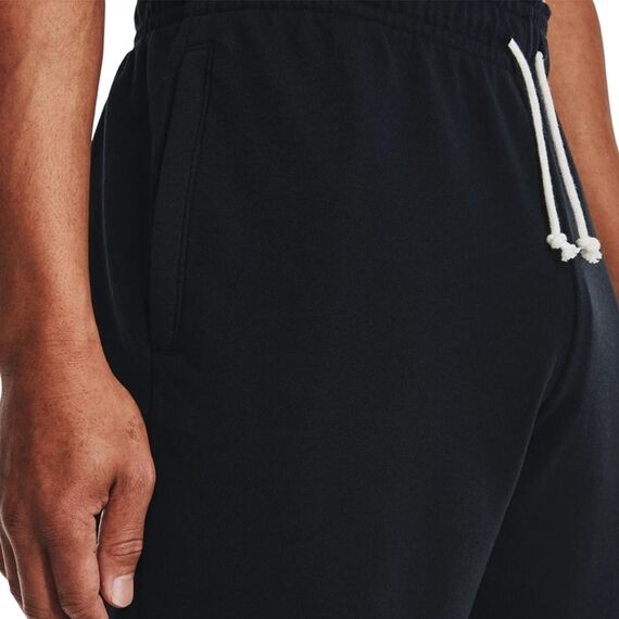 UNDER ARMOUR spodenki krótkie treningowe męskie UA RIVAL TERRY szare, Kolor: czarny, Rozmiar: S, 5 zdjęcie