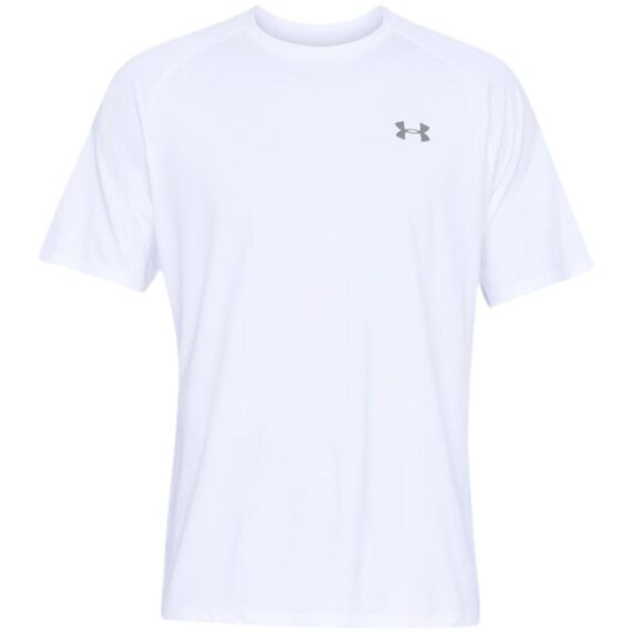 UNDER ARMOUR t-shirt męski koszulka treningowa UA Tech 2.0 biała, Kolor: biały, Rozmiar: L