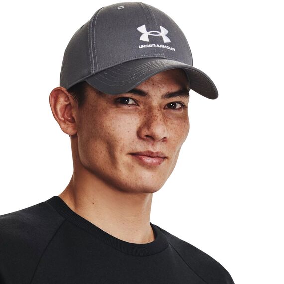 UNDER ARMOUR czapka z daszkiem bejsbolówka Lockup Adj szara, Kolor: szary, Rozmiar: one size, 2 zdjęcie