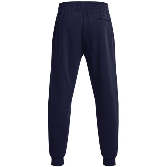 UNDER ARMOUR spodnie dresowe męskie joggery UA Rival Fleece, Kolor: granatowy, Rozmiar: L, 4 zdjęcie