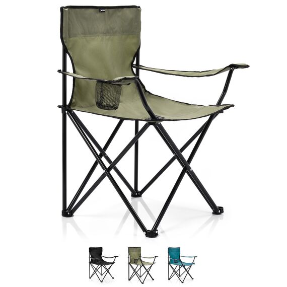 Krzesło składane Meteor Quay oliwkowy, 10 zdjęcie