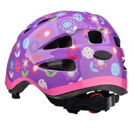 Meteor Kask dziecięcy MA-2  Flower, Kolor: fioletowy, Rozmiar: 52-56, 4 zdjęcie