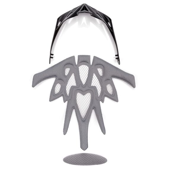 Meteor Kask rowerowy Gruver czarno-zielony, Kolor: biały, Rozmiar: 55-58, 6 zdjęcie