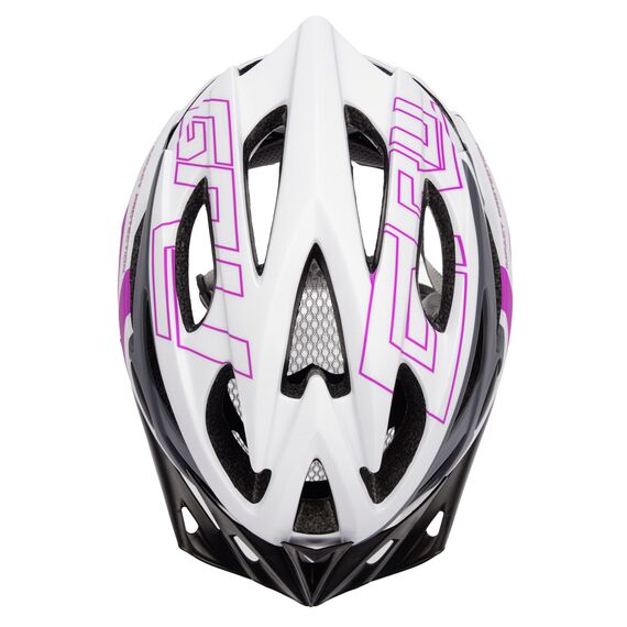 Meteor Kask rowerowy Gruver czarno-zielony, Kolor: szary, Rozmiar: 55-58, 4 zdjęcie