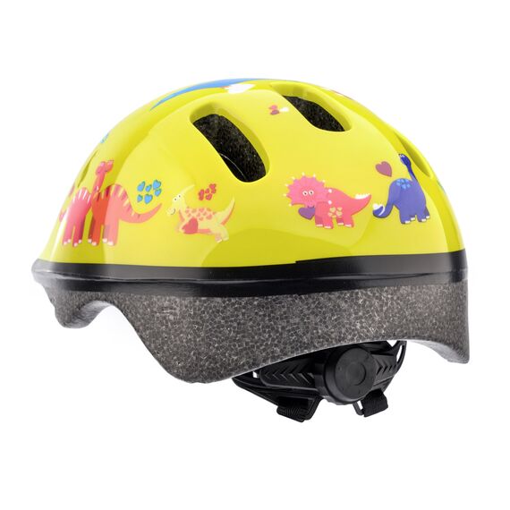 Kask rowerowy Meteor KS06 Dragon, Kolor: żółty, Rozmiar: 48-52, 6 zdjęcie