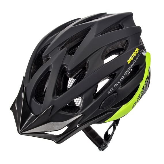 Meteor Kask rowerowy MV29 Drizzle czarno-zielony, Kolor: zielony, Rozmiar: 58-61, 2 zdjęcie