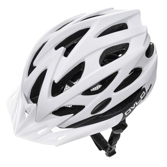 Meteor Kask rowerowy Ovlo biały, Kolor: biały, Rozmiar: 55-58