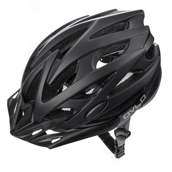 Meteor Kask rowerowy Ovlo czarny, Kolor: czarny, Rozmiar: 58-61