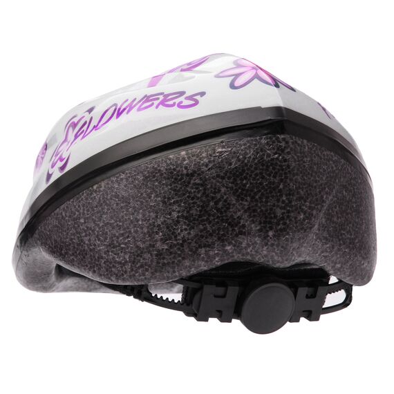 Meteor Kask rowerowy dla dziecka MV5-2 Spider czarny, Kolor: biały, Rozmiar: 48-52, 4 zdjęcie