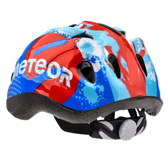 Meteor Kask dziecięcy HB6-5 Cool star, Kolor: granatowy, Rozmiar: 48-52, 3 zdjęcie
