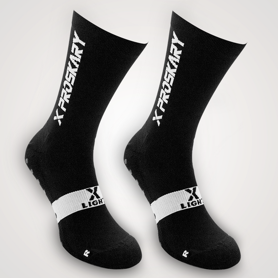 PROSKARY Skarpetki treningowe X-Light czarne Antypoślizgowe, Kolor: czarny, Rozmiar: 34-40, 7 zdjęcie