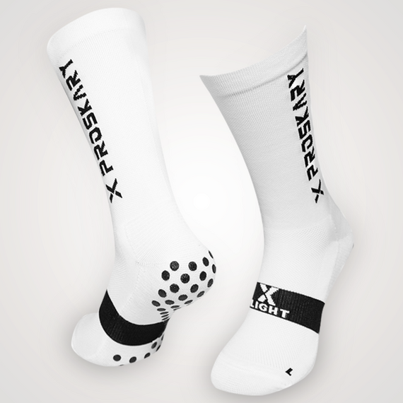 PROSKARY Skarpetki treningowe X-Light Białe Antypoślizgowe, Kolor: biały, Rozmiar: 41-47, 6 zdjęcie