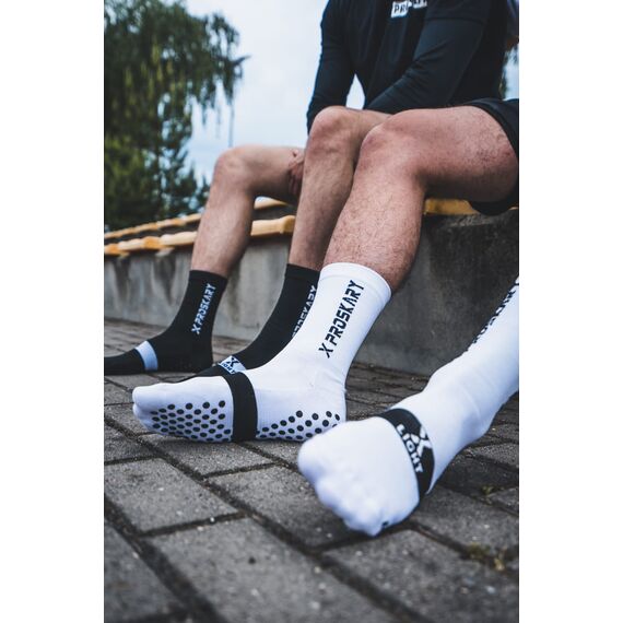 PROSKARY Skarpetki treningowe X-Light Białe Antypoślizgowe, Kolor: biały, Rozmiar: 41-47, 3 zdjęcie