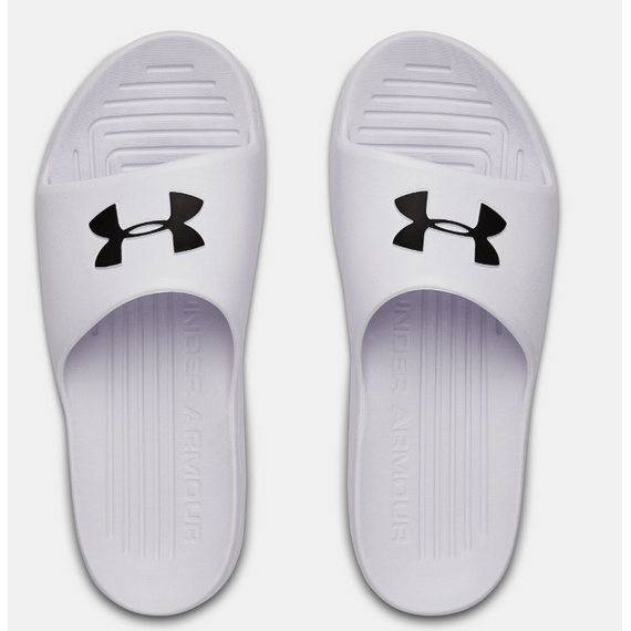 UNDER ARMOUR klapki gumowe na basen  UA CORE PTH SL, Kolor: biały, Rozmiar: 44, 4 zdjęcie