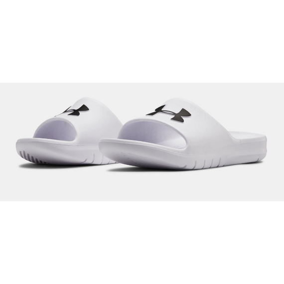 UNDER ARMOUR klapki gumowe na basen  UA CORE PTH SL, Kolor: biały, Rozmiar: 44, 3 zdjęcie