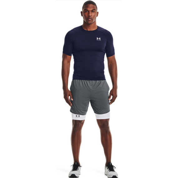 UNDER ARMOUR koszulka na siłowinię męska UA HG Comp granatowy, Kolor: granatowy, Rozmiar: XL, 5 zdjęcie