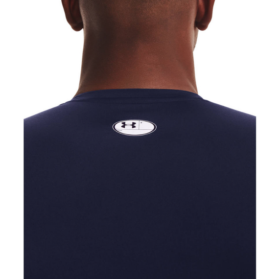 UNDER ARMOUR koszulka na siłowinię męska UA HG Comp granatowy, Kolor: granatowy, Rozmiar: XXL, 3 zdjęcie